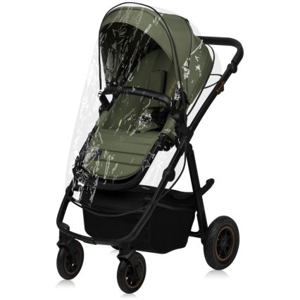 Lionelo - Cochecito combinado 3 en 1 AMBER PLUS Bosque Verde