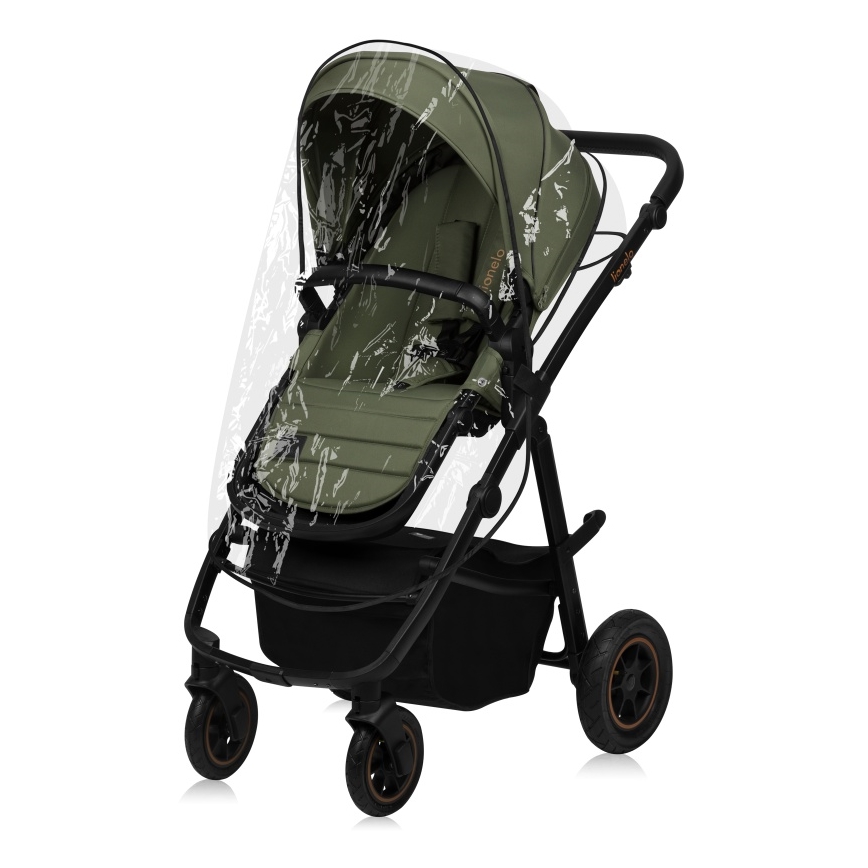 Lionelo - Cochecito combinado 3 en 1 AMBER PLUS Bosque Verde