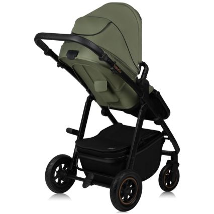 Lionelo - Cochecito combinado 3 en 1 AMBER PLUS Bosque Verde