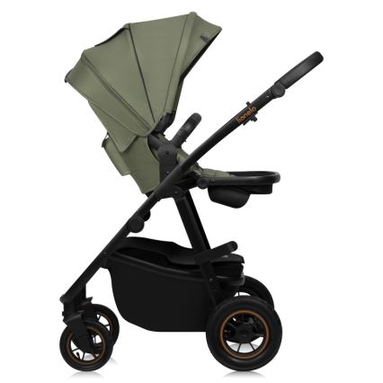 Lionelo - Cochecito combinado 3 en 1 AMBER PLUS Bosque Verde