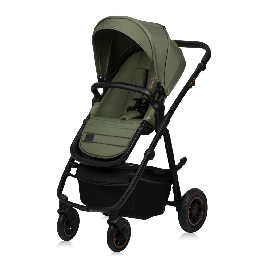 Lionelo - Cochecito combinado 3 en 1 AMBER PLUS Bosque Verde