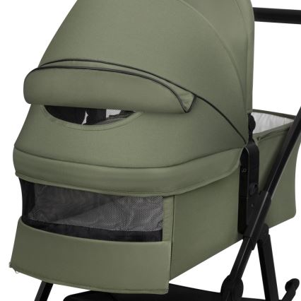 Lionelo - Cochecito combinado 3 en 1 AMBER PLUS Bosque Verde