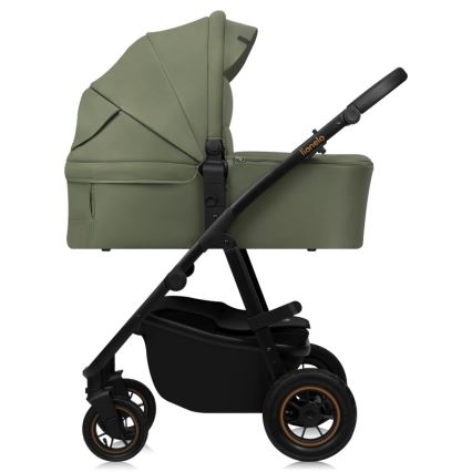 Lionelo - Cochecito combinado 3 en 1 AMBER PLUS Bosque Verde