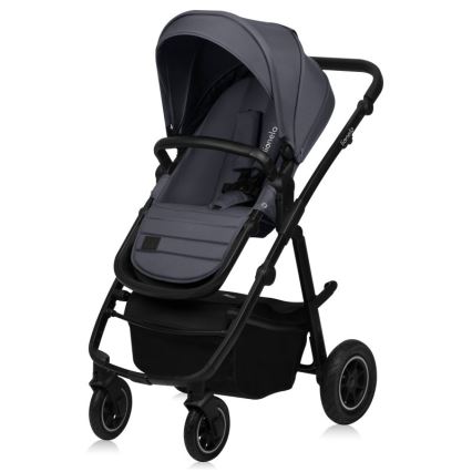 Lionelo - Cochecito combinado 3 en 1 AMBER PLUS gris grafito