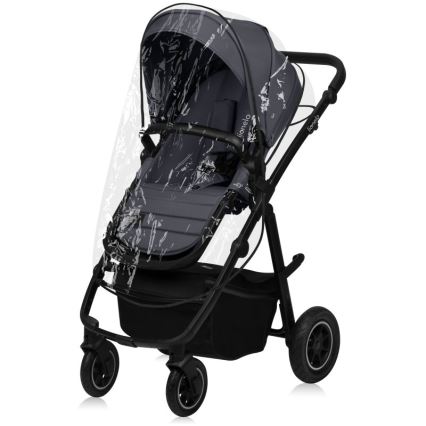 Lionelo - Cochecito combinado 3 en 1 AMBER PLUS gris grafito