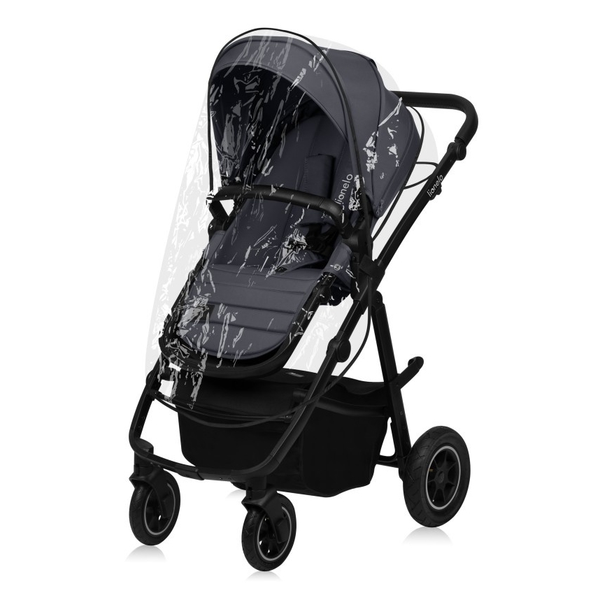Lionelo - Cochecito combinado 3 en 1 AMBER PLUS gris grafito