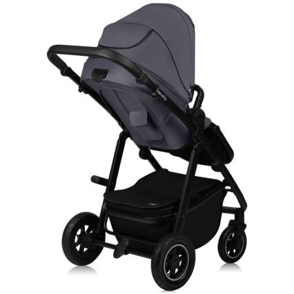 Lionelo - Cochecito combinado 3 en 1 AMBER PLUS gris grafito