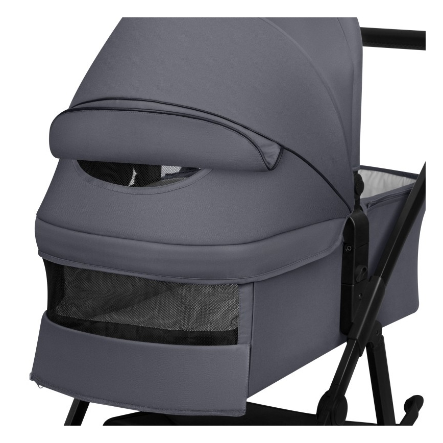 Lionelo - Cochecito combinado 3 en 1 AMBER PLUS gris grafito
