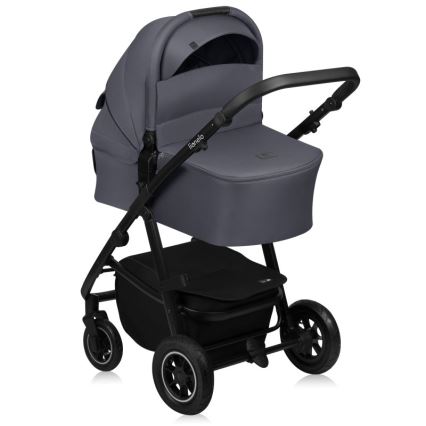Lionelo - Cochecito combinado 3 en 1 AMBER PLUS gris grafito