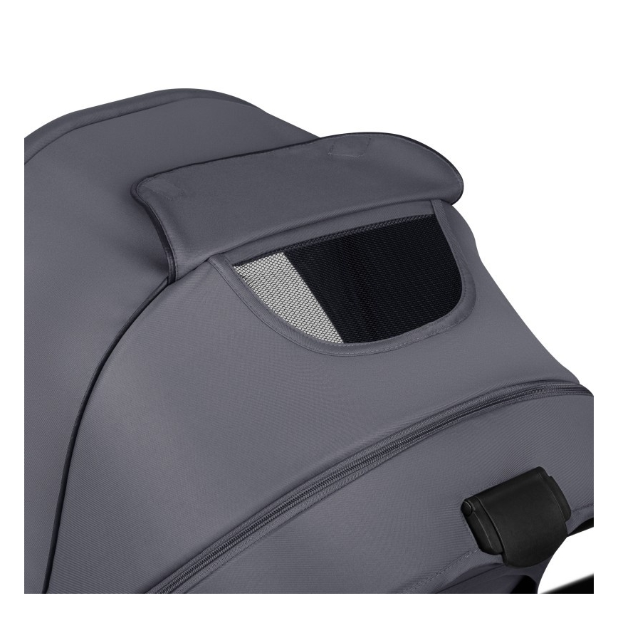 Lionelo - Cochecito combinado 3 en 1 AMBER PLUS gris grafito