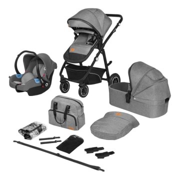 Lionelo - Cochecito combinado 3 en 1 BIANKA Grey Stone