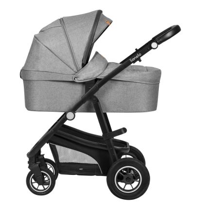 Lionelo - Cochecito combinado 3 en 1 BIANKA Grey Stone