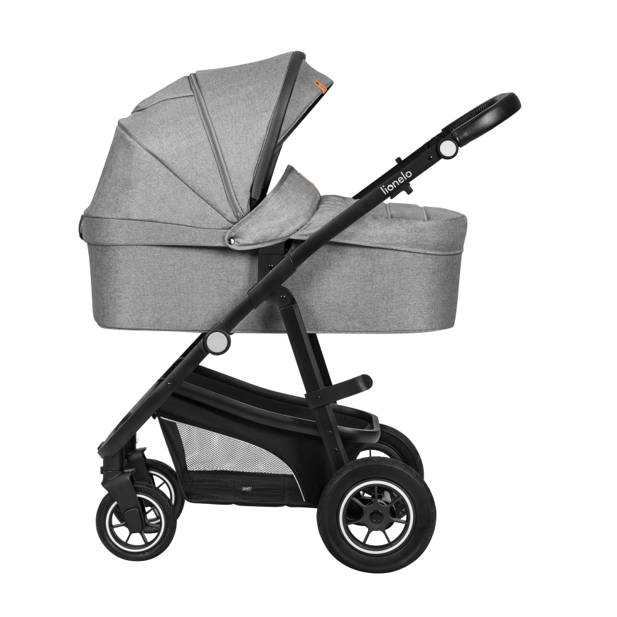 Lionelo - Cochecito combinado 3 en 1 BIANKA Grey Stone