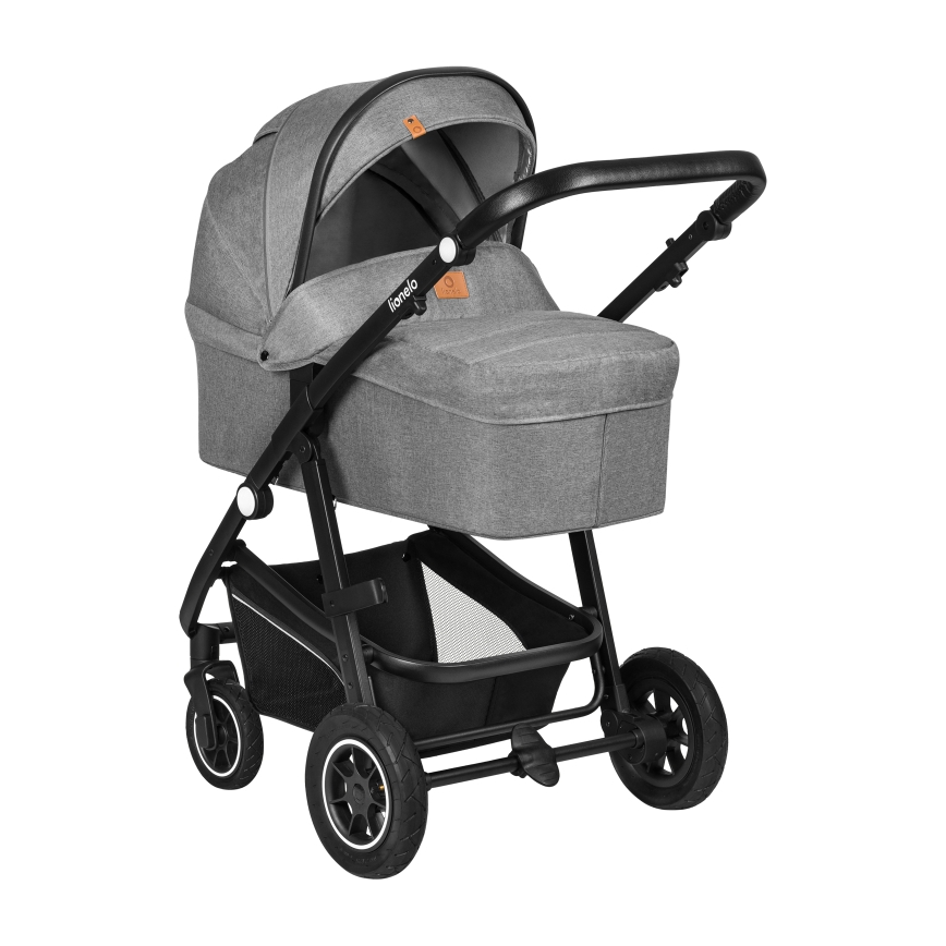 Lionelo - Cochecito combinado 3 en 1 BIANKA Grey Stone