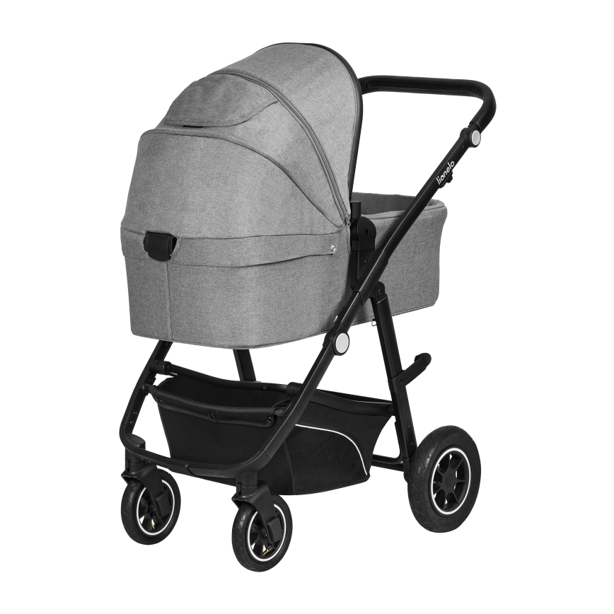 Lionelo - Cochecito combinado 3 en 1 BIANKA Grey Stone