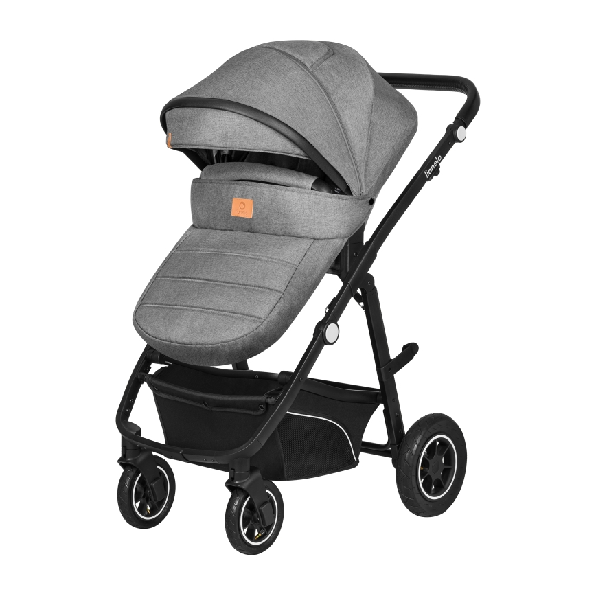 Lionelo - Cochecito combinado 3 en 1 BIANKA Grey Stone
