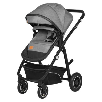 Lionelo - Cochecito combinado 3 en 1 BIANKA Grey Stone