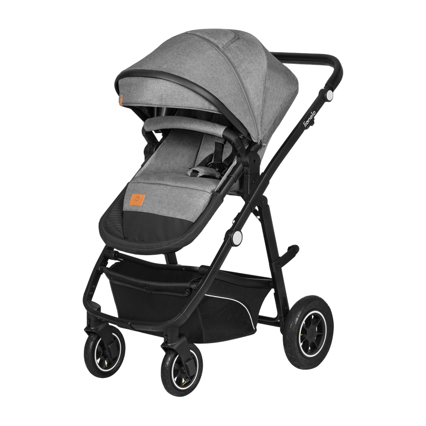 Lionelo - Cochecito combinado 3 en 1 BIANKA Grey Stone