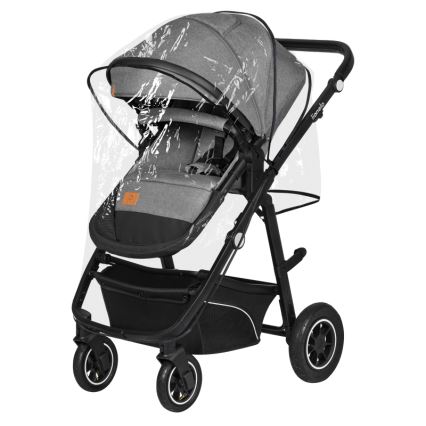 Lionelo - Cochecito combinado 3 en 1 BIANKA Grey Stone