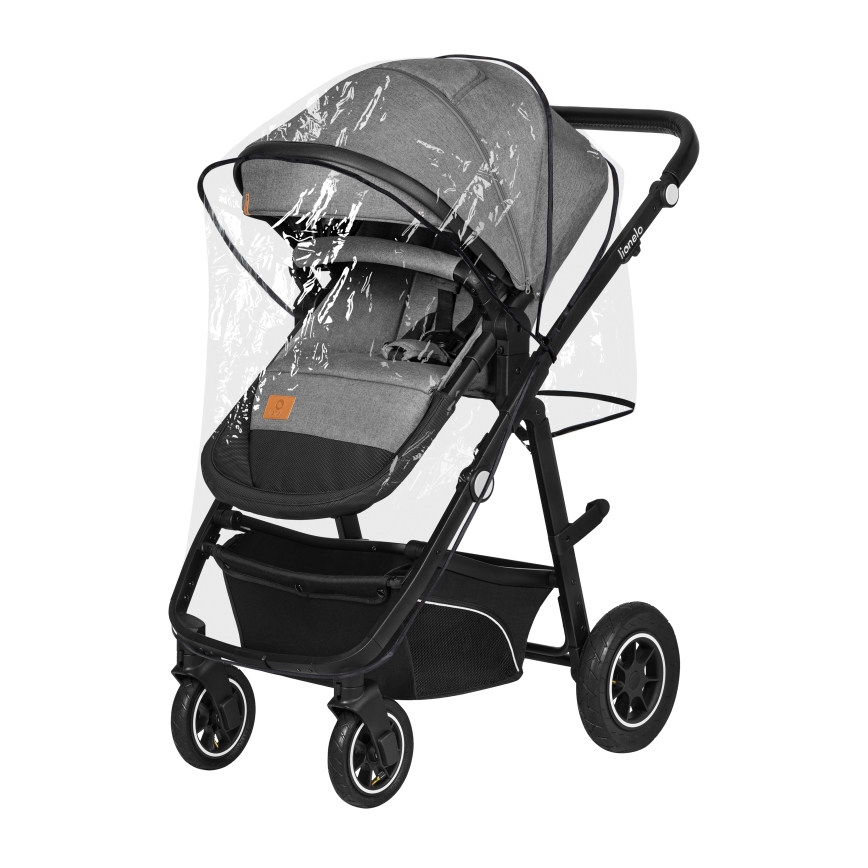 Lionelo - Cochecito combinado 3 en 1 BIANKA Grey Stone