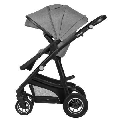 Lionelo - Cochecito combinado 3 en 1 BIANKA Grey Stone