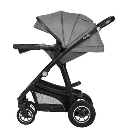 Lionelo - Cochecito combinado 3 en 1 BIANKA Grey Stone