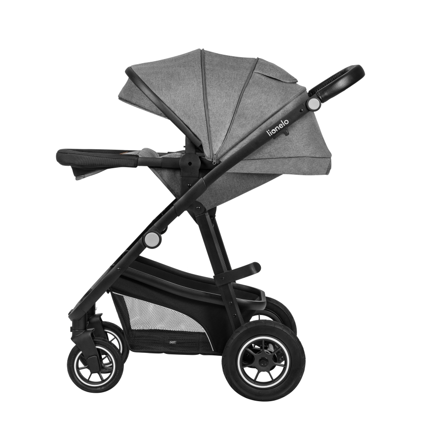 Lionelo - Cochecito combinado 3 en 1 BIANKA Grey Stone