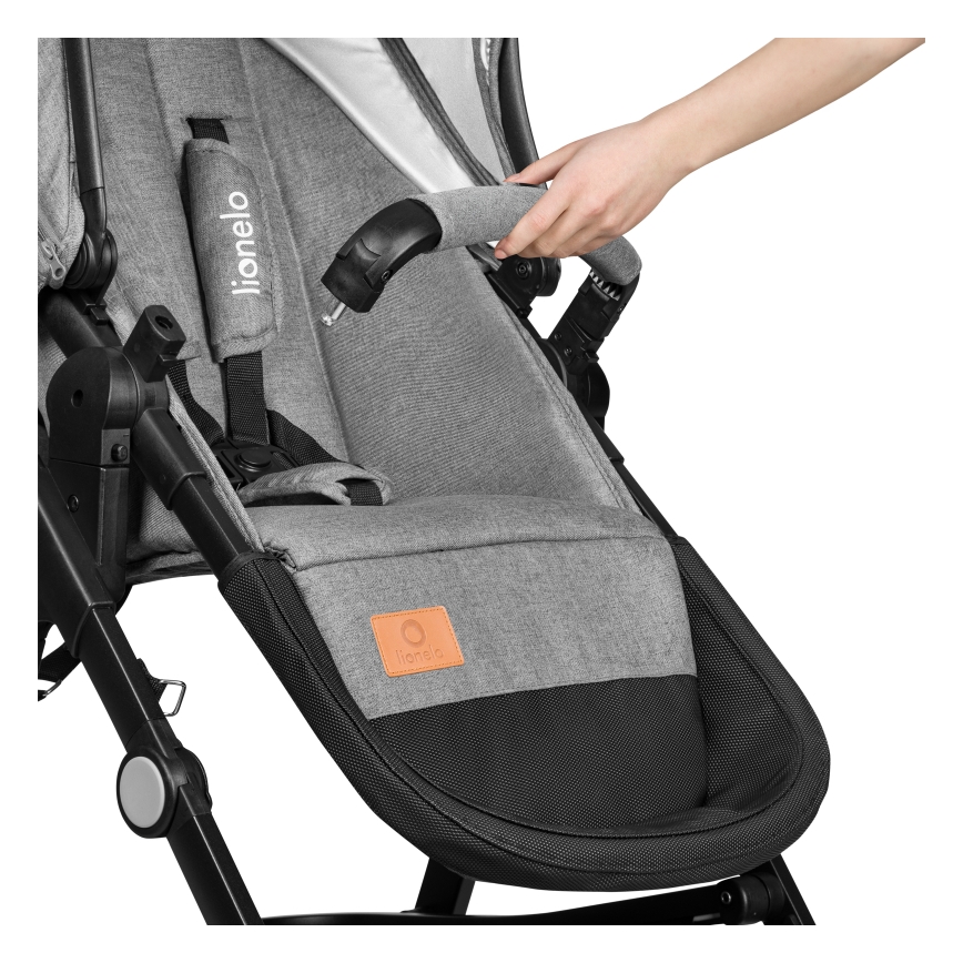 Lionelo - Cochecito combinado 3 en 1 BIANKA Grey Stone