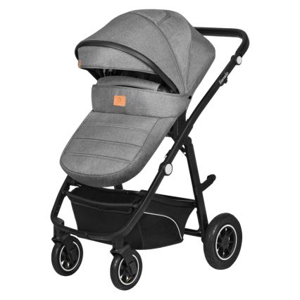 Lionelo - Cochecito combinado 3 en 1 BIANKA Gris Piedra