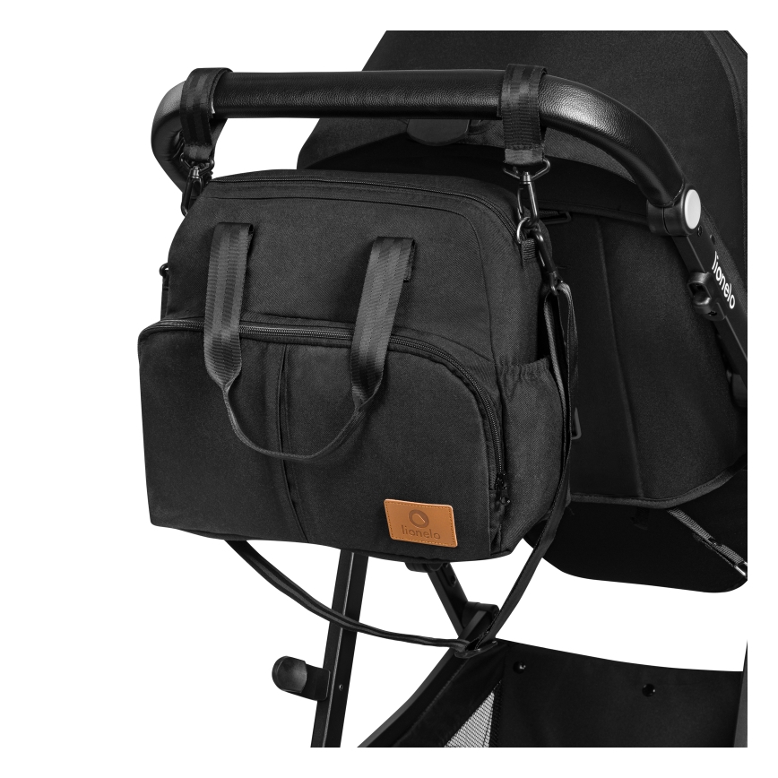 Lionelo - Cochecito combinado 3 en 1 BIANKA Negro ónix