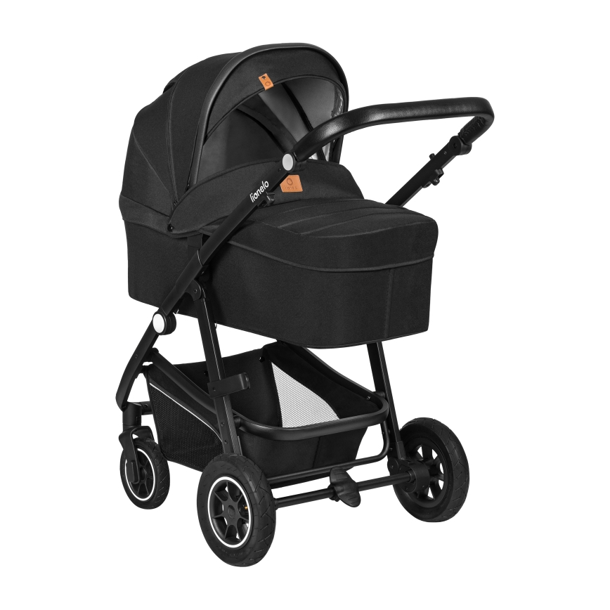 Lionelo - Cochecito combinado 3 en 1 BIANKA Negro ónix