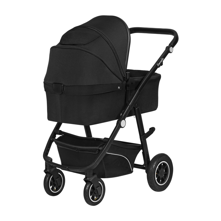 Lionelo - Cochecito combinado 3 en 1 BIANKA Negro ónix