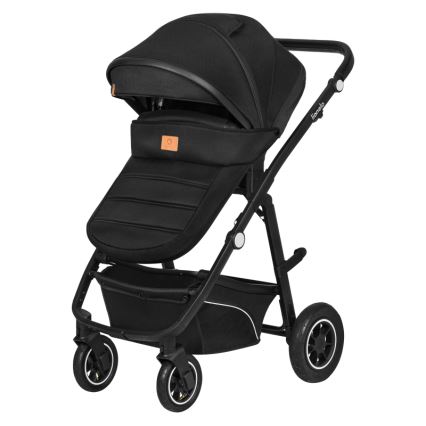 Lionelo - Cochecito combinado 3 en 1 BIANKA Negro ónix