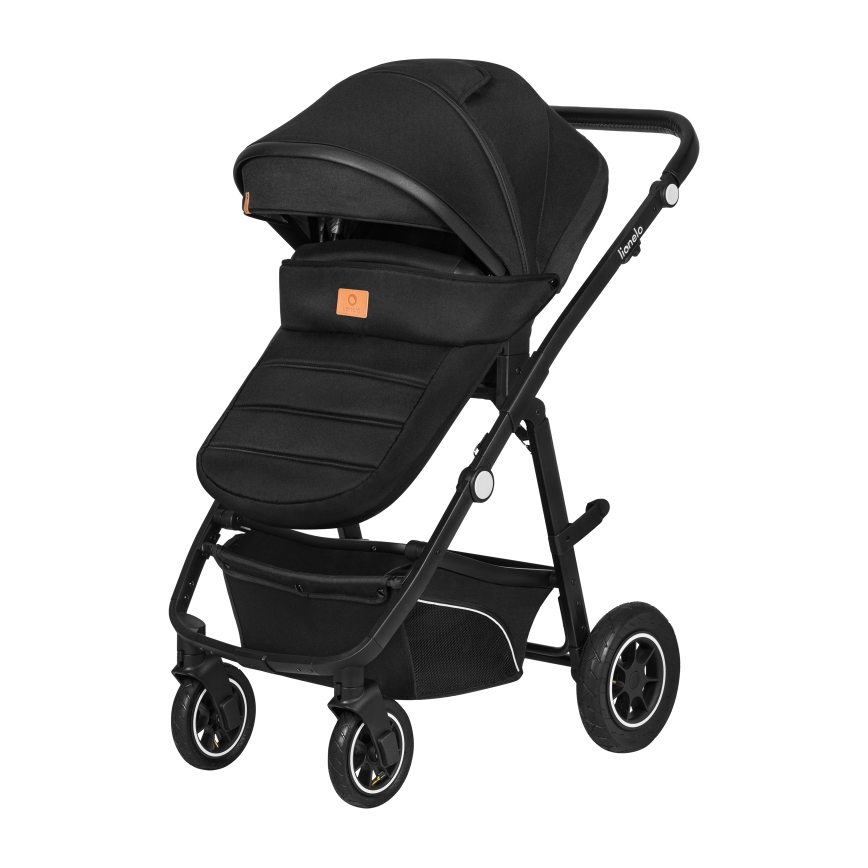 Lionelo - Cochecito combinado 3 en 1 BIANKA Negro ónix