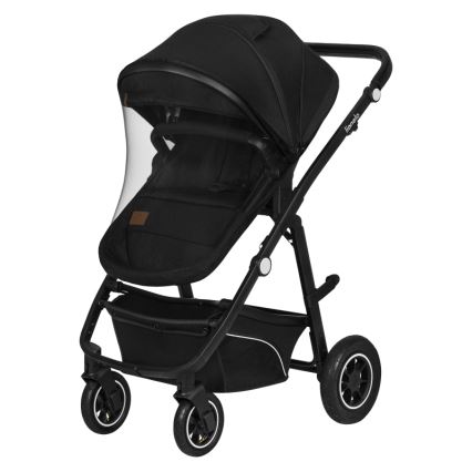 Lionelo - Cochecito combinado 3 en 1 BIANKA Negro ónix