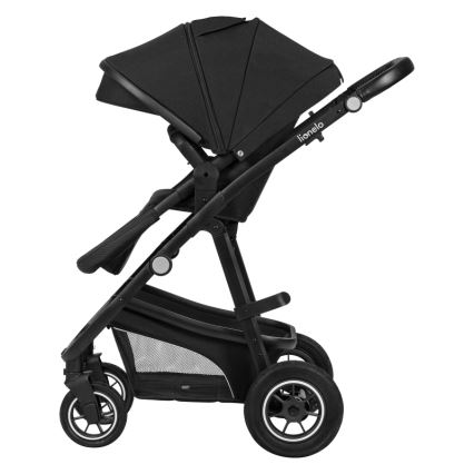 Lionelo - Cochecito combinado 3 en 1 BIANKA Negro ónix