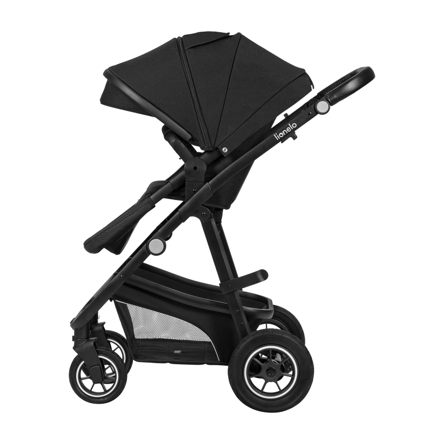 Lionelo - Cochecito combinado 3 en 1 BIANKA Negro ónix