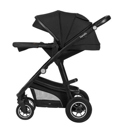 Lionelo - Cochecito combinado 3 en 1 BIANKA Negro ónix