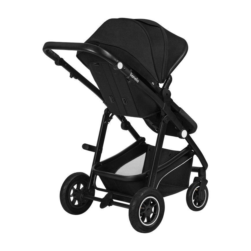 Lionelo - Cochecito combinado 3 en 1 BIANKA Negro ónix