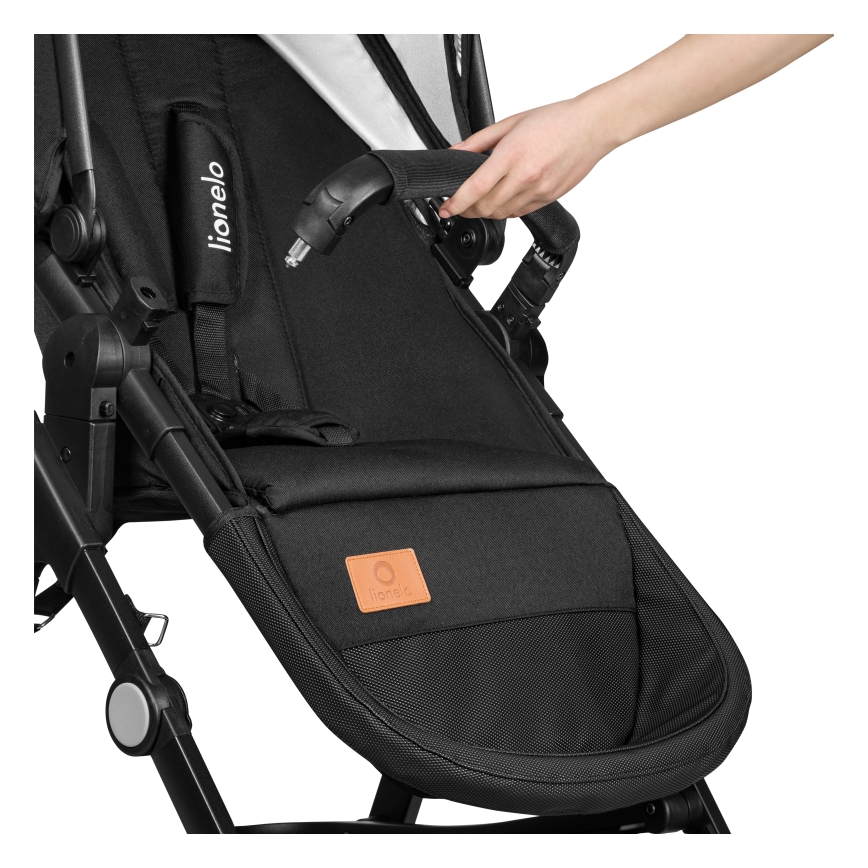 Lionelo - Cochecito combinado 3 en 1 BIANKA Negro ónix