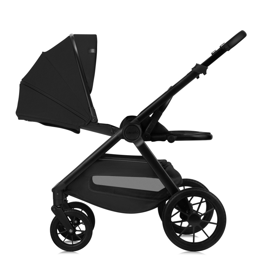 Lionelo - Cochecito combinado 3 en 1 LAYLA Negro Ónix