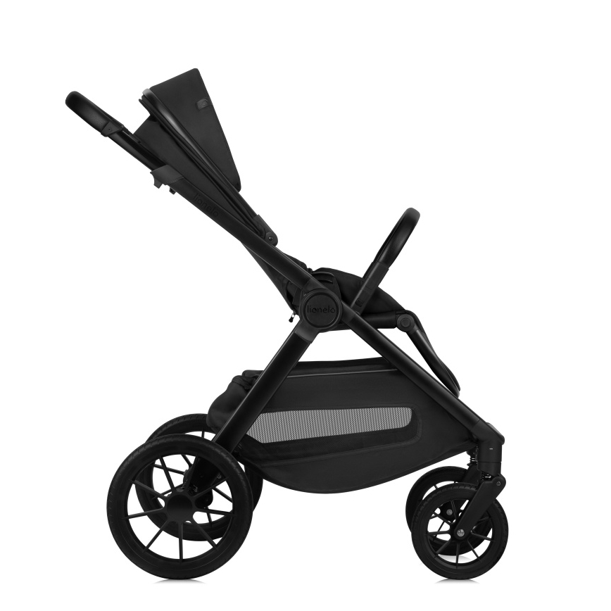 Lionelo - Cochecito combinado 3 en 1 LAYLA Negro Ónix
