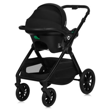 Lionelo - Cochecito combinado 3 en 1 LAYLA Negro Ónix