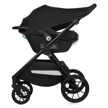 Lionelo - Cochecito combinado 3 en 1 LAYLA Negro Ónix