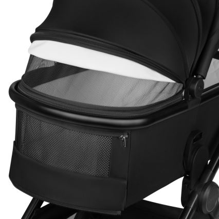 Lionelo - Cochecito combinado 3 en 1 LAYLA Negro Ónix