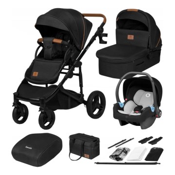 Lionelo - Cochecito combinado 3 en 1 MARI TOUR Black Onyx