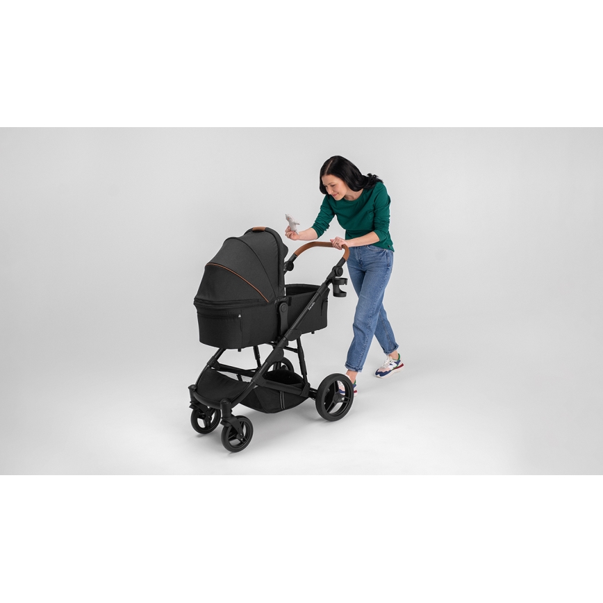 Lionelo - Cochecito combinado 3 en 1 MARI TOUR Black Onyx