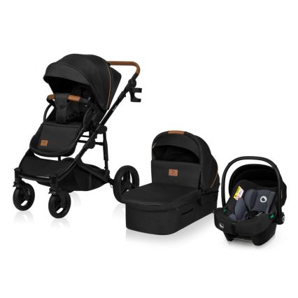 Lionelo - Cochecito combinado 3 en 1 MARI TOUR Black Onyx