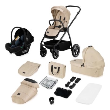 Lionelo - Cochecito combinado 3 en 1 MERIL Beige Arena
