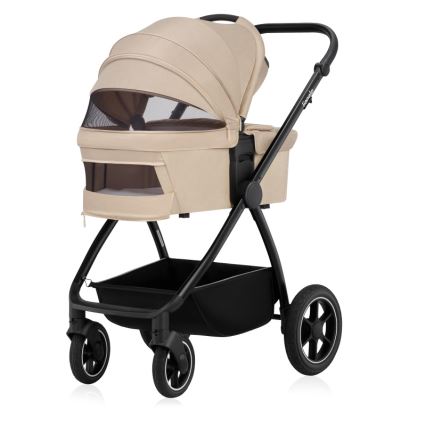 Lionelo - Cochecito combinado 3 en 1 MERIL Beige Arena